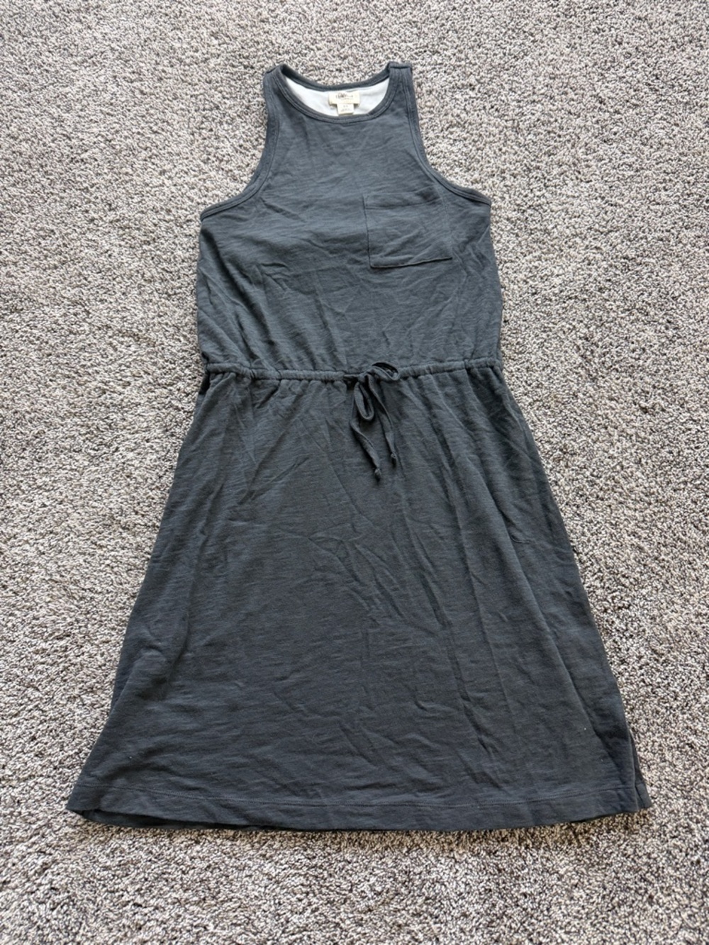 UpWest Charcoal Gray Midi Tank Dress